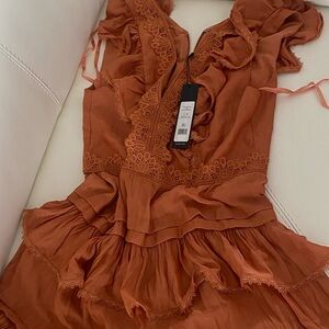 BCBGMaxAzria Orange Mini Dress